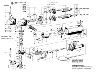 Bosch 0 601 314 007  Angle Grinder 220 V / Eu Spare Parts
